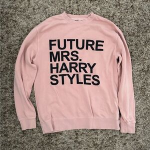 Kitson Future Mrs. Harry Styles pink sweatshirt